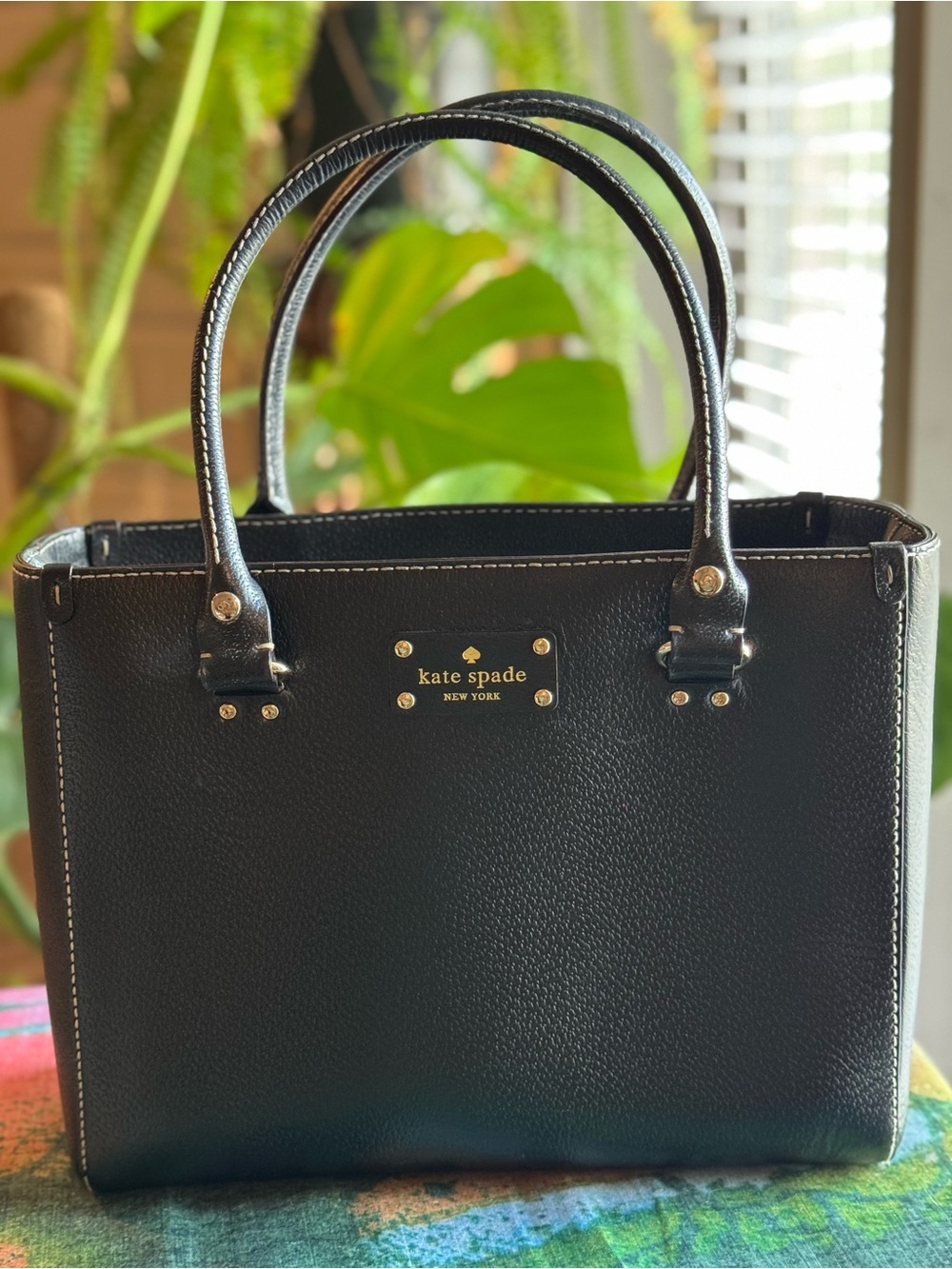 Kate Spade Black Leather Bag